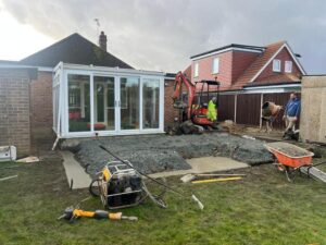 dareth garden sandstone patio retaining walls 09
