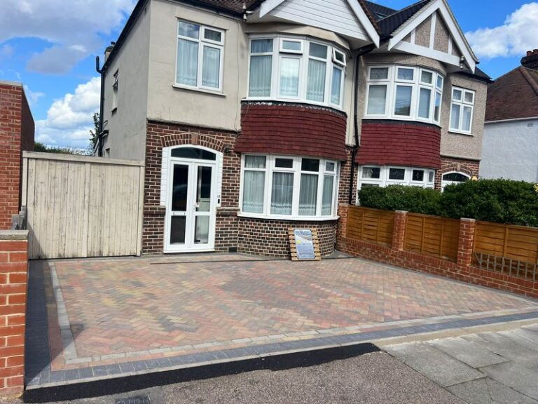 block paved driveway with drainage channel bexleyheath 03