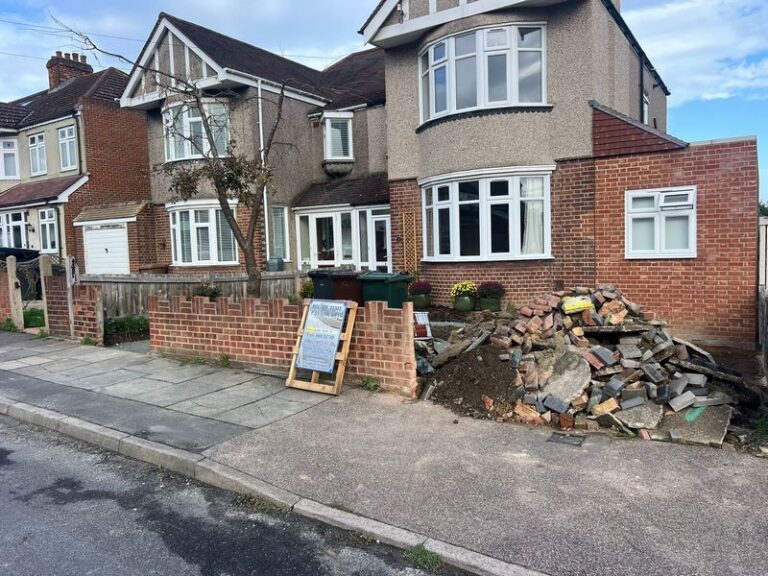 block paved pathway driveway completed in sidcup 09