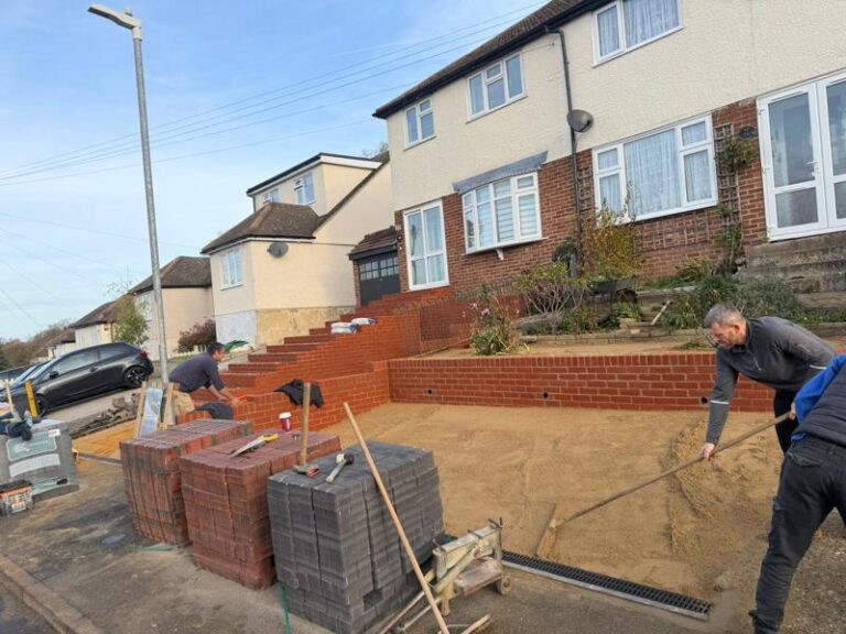 double block paved driveway in dartford 11