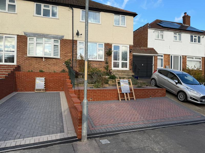 double block paved driveway in dartford 16